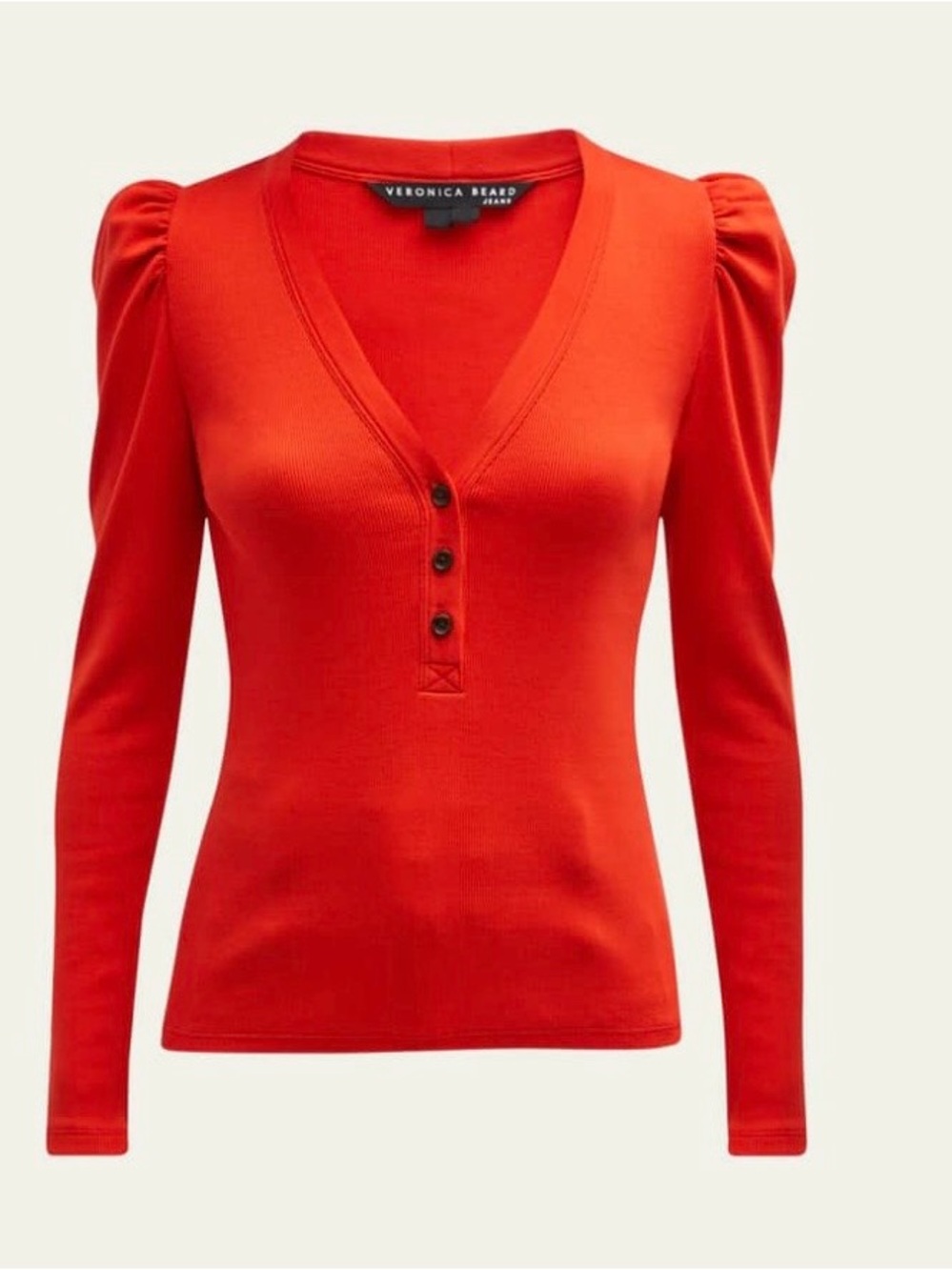 Veronica Beard DeKalb Puff Sleeve